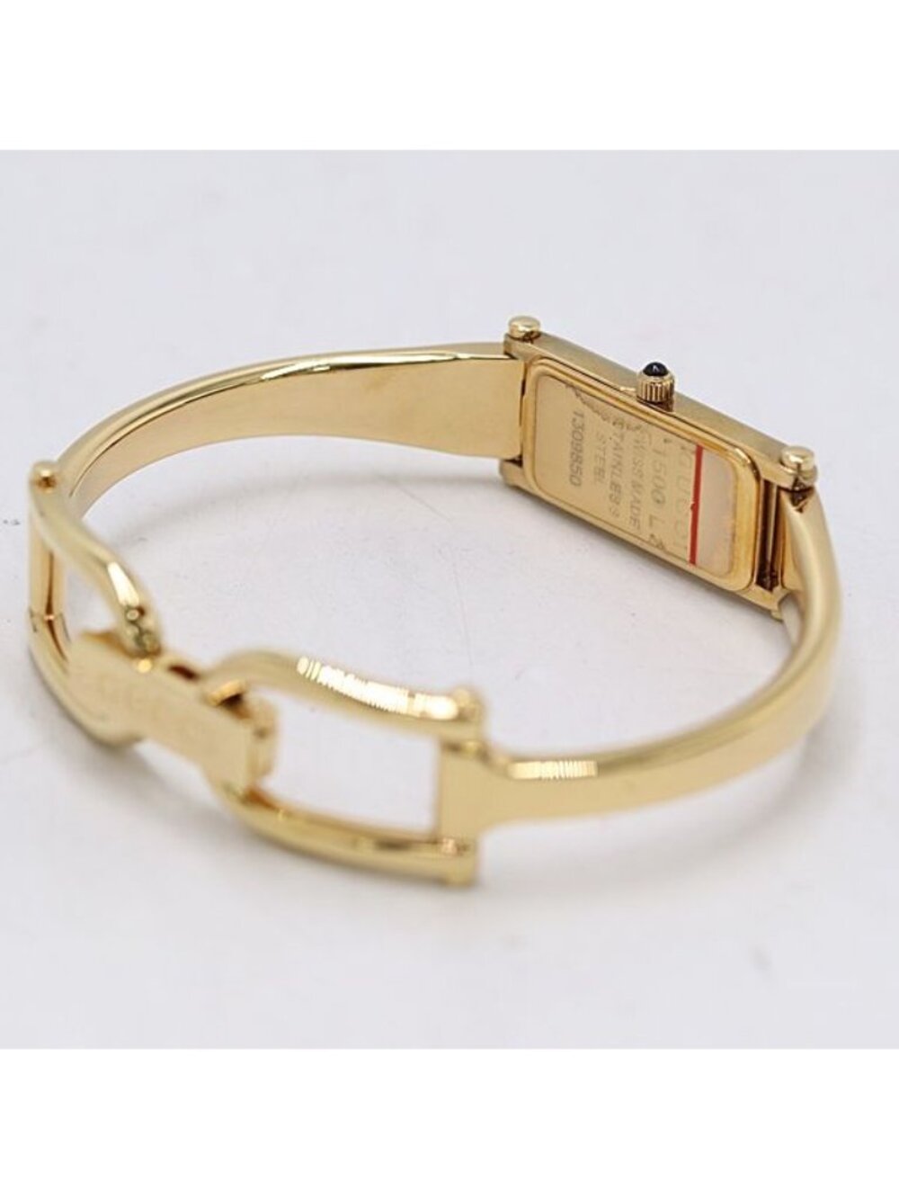 Gucci Bangle Watch Quartz Gold Dial - Picture 4 of 5